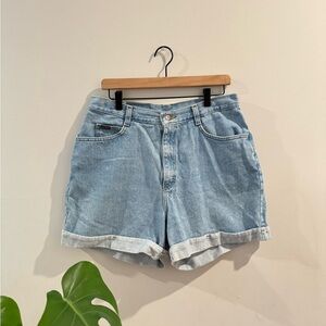 VINTAGE DENIM RIDERS HIGH RISE MOM SHORTS SIZE 16